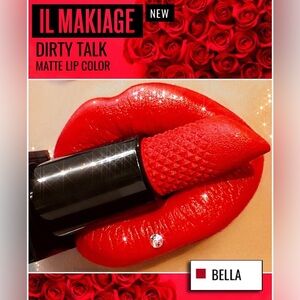 IL MAKIAGE Dirty Talk Matte Lip Color - Bella Red
